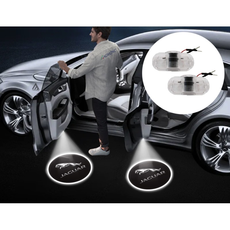 Jaguar Wired Car Door Logo Projector Lights