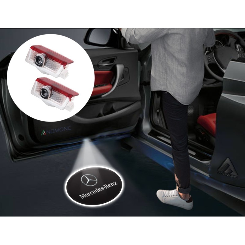 Mercedes-Benz Wired Car Door Logo Projector Lights