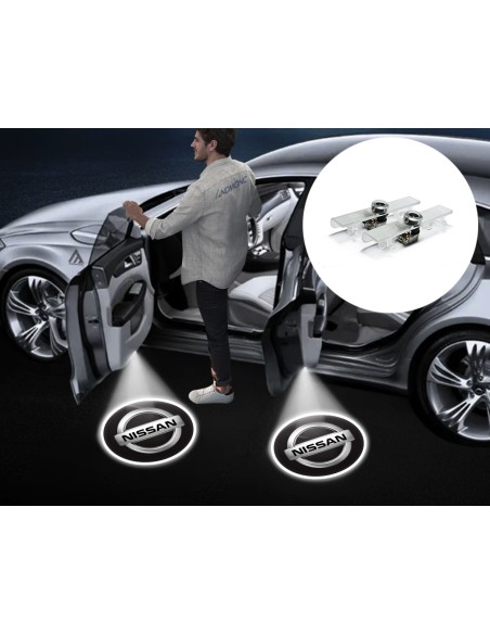 Nissan Wired Car Door Logo Projector Lights