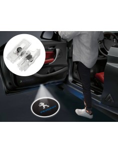 Peugeot Wired Car Door Logo Projector Lights