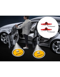 Renault Wired Car Door Logo Projector Lights 2