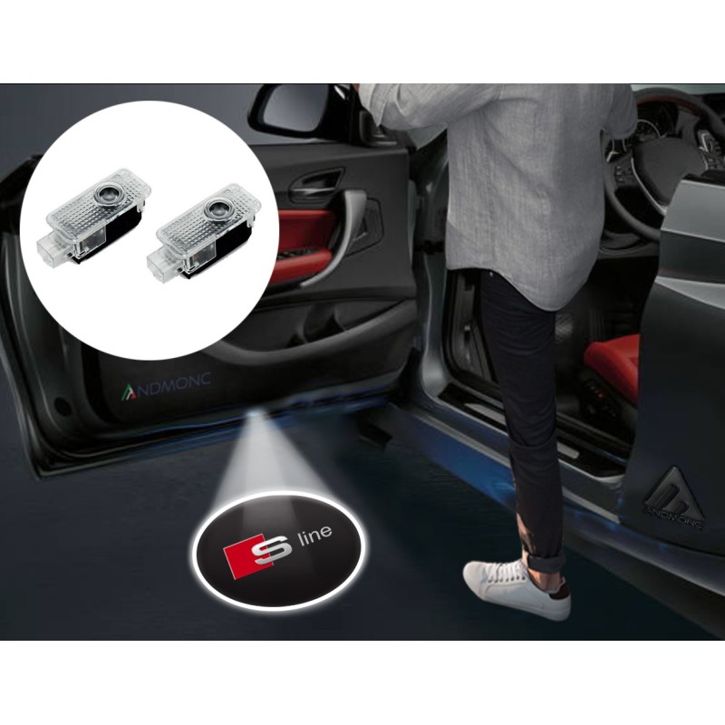 Audi S-line Wired Car Door Logo Projector Lights