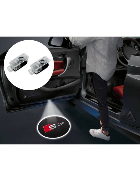 Audi S-line Wired Car Door Logo Projector Lights