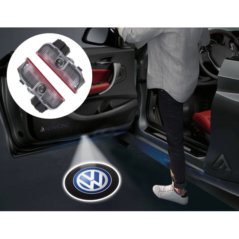 Volkswagen Wired Car Door Logo Projector Lights