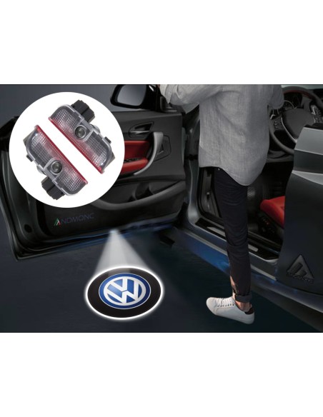 Volkswagen Wired Car Door Logo Projector Lights