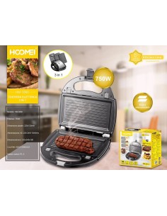 HM-5860 3-in-1 Sandwich & Waffle Maker – 800 W 2