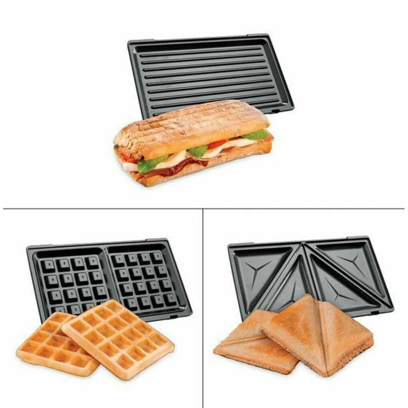 HM-5860 3-in-1 Sandwich & Waffle Maker – 800 W