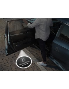 Mercedes-Benz Actros Wireless Car Door Logo Projector Lights