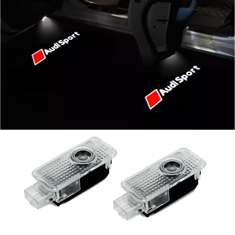 Audi Sport Wired CANBUS Car Door Logo Projector Lights