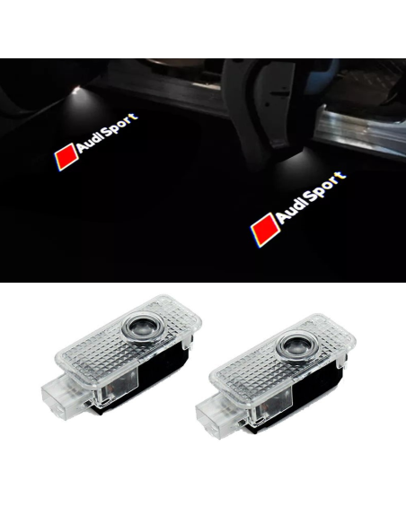 Audi Sport Wired CANBUS Car Door Logo Projector Lights