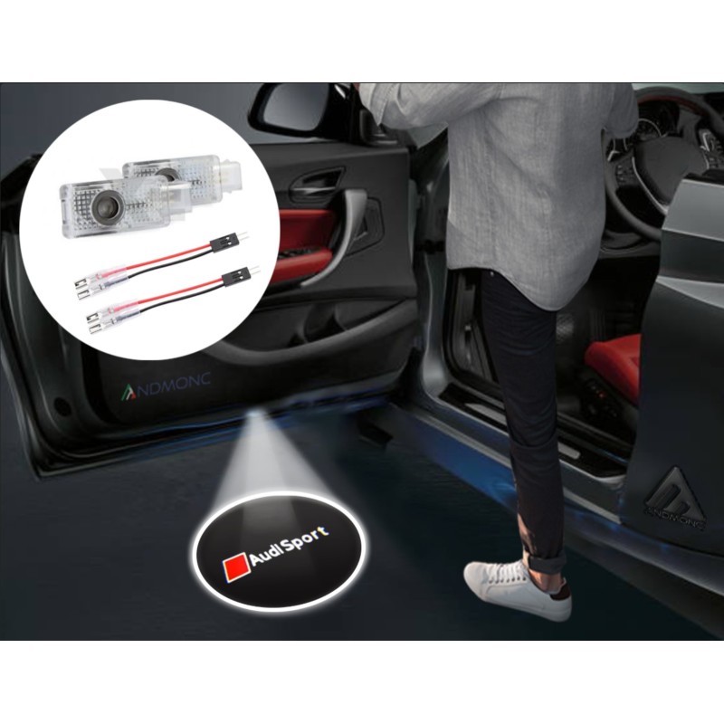 Audi Sport Wired CANBUS Car Door Logo Projector Lights