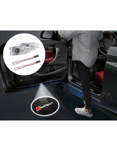 Audi Sport Wired CANBUS Car Door Logo Projector Lights