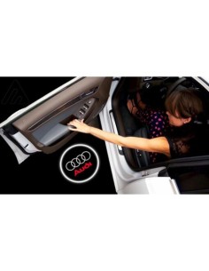 Audi Wired CANBUS Car Door Logo Projector Lights 2