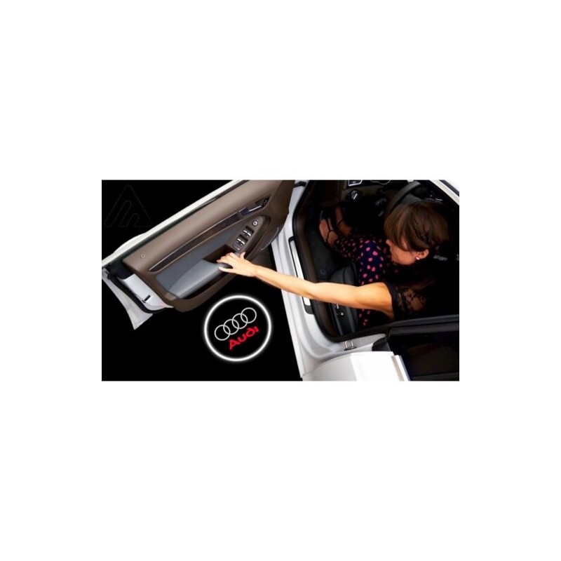 Audi Wired CANBUS Car Door Logo Projector Lights