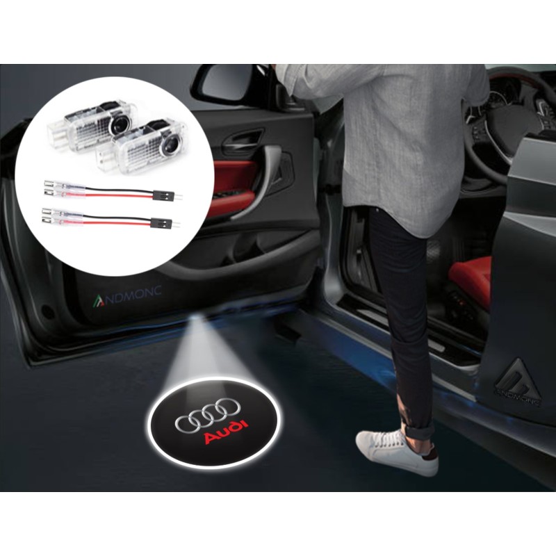 Audi Wired CANBUS Car Door Logo Projector Lights