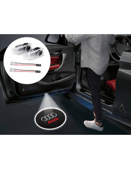 Audi Wired CANBUS Car Door Logo Projector Lights