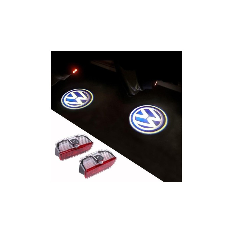 Volkswagen Wired Car Door Logo Projector Lights
