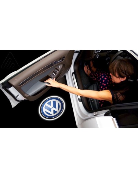 Volkswagen Wired Car Door Logo Projector Lights