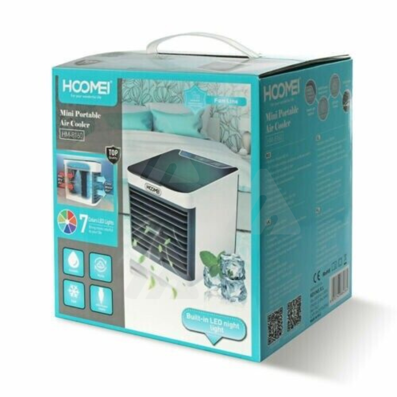 HM-8160 Mini Air Cooler – 3 Speeds