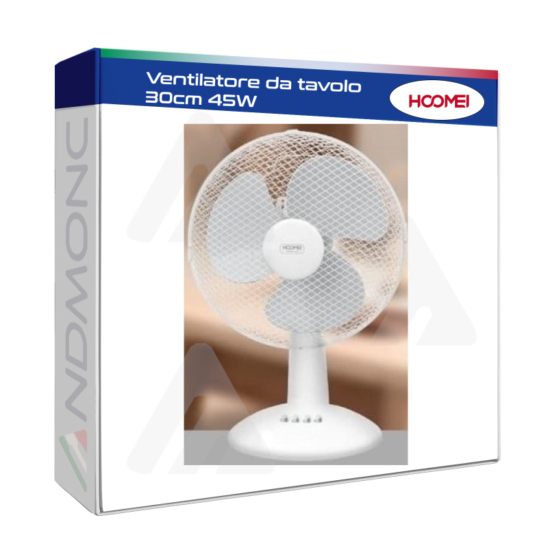 HM-8230 Desk Fan – 45 W, 30 cm