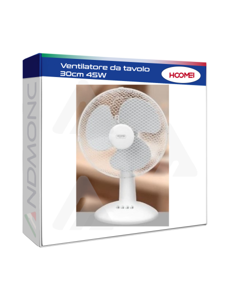 HM-8230 Desk Fan – 45 W, 30 cm