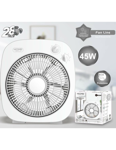 HM-8215 Fan – 45 W, 28 cm
