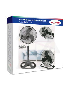 HM-8676S 3-in-1 Fan – 45 cm