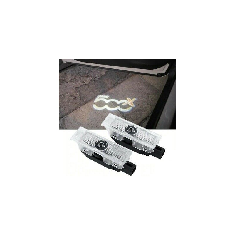 Fiat 500X Wired Car Door Logo Projector Lights