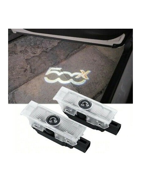 Fiat 500X Wired Car Door Logo Projector Lights