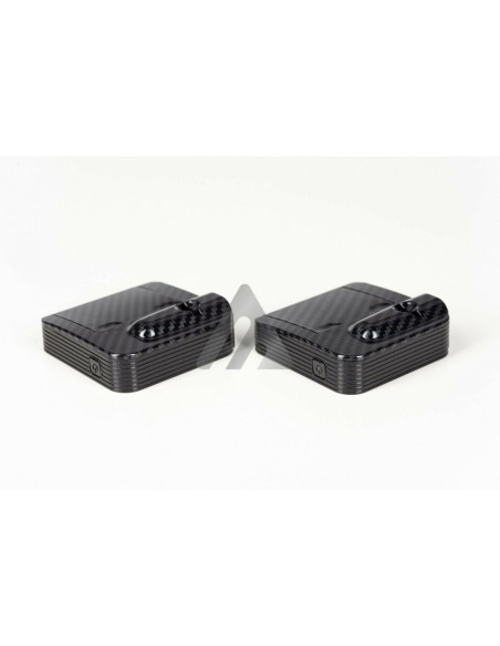Saab Carbon-Style Wireless Car Door Logo Projector Lights