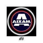 Aixam Car Door Logo Projector Lights