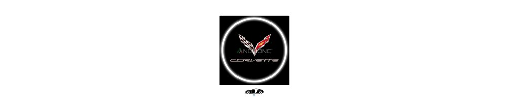 Corvette Car Door Logo Projector Lights | Andmonc