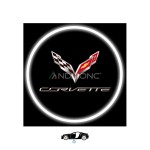 Corvette Car Door Logo Projector Lights