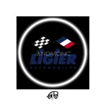 Ligier Car Door Logo Projector Lights