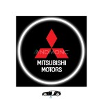 Mitsubishi Car Door Logo Projector Lights