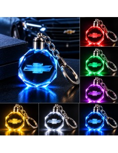 Chevrolet Multicolour LED Keyring – Crystal Effect