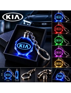 Kia Multicolour LED Keyring – Crystal Effect