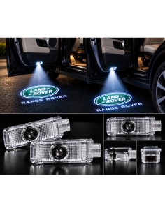 Land Rover / Range Rover Wired LED Door Logo Projector Lights – 7 × 2.5 cm, 2 or 4 Doors