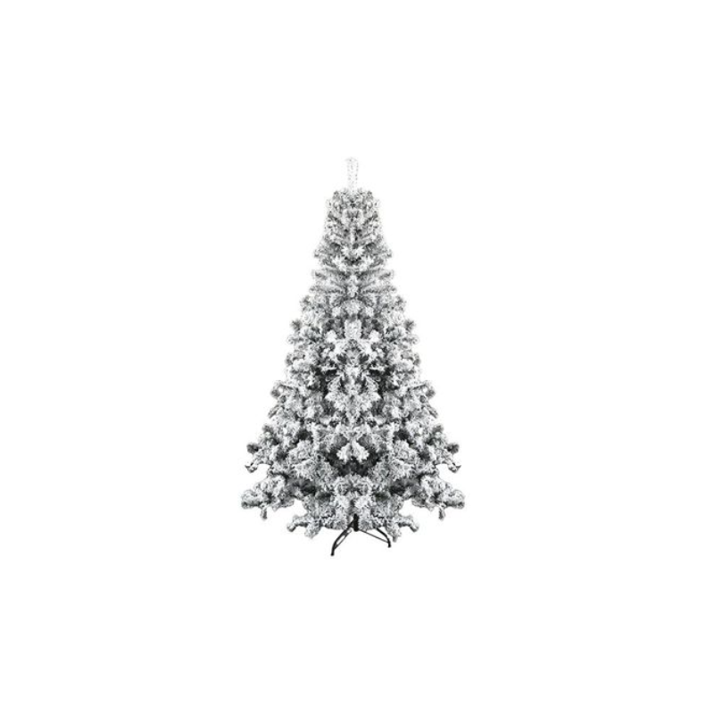Albero di Natale Falkner innevato 180 cm - 630 rami